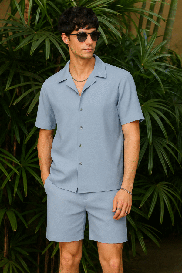 Popcorn Knit Co-ord Set for Men