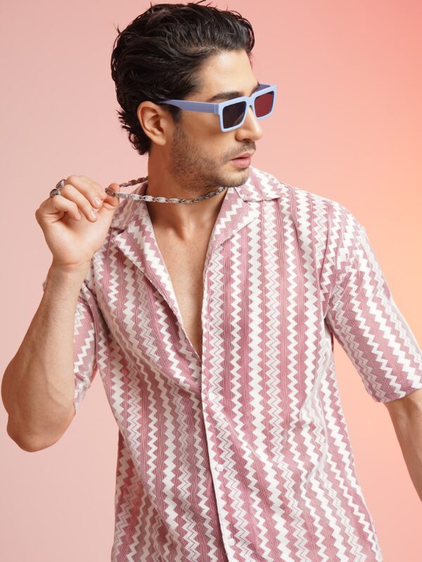 FABLOUS CROCHET HALF SLEEVE PARTY WEAR SHIRT